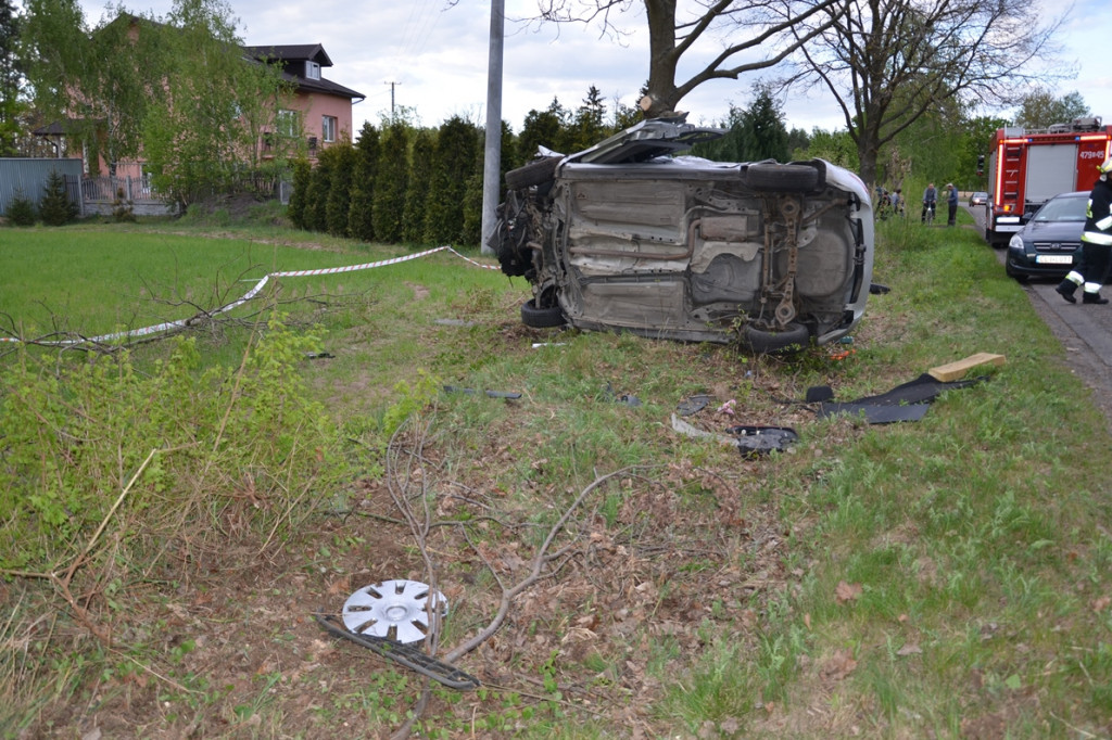 Stracił panowanie nad kierownicą