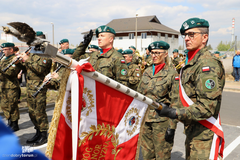 Odsłonięcie obelisku na toruńskich Glinkach