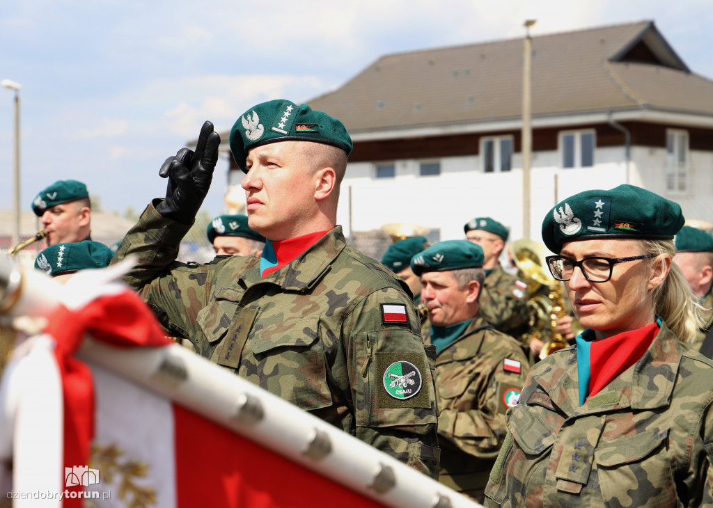Odsłonięcie obelisku na toruńskich Glinkach