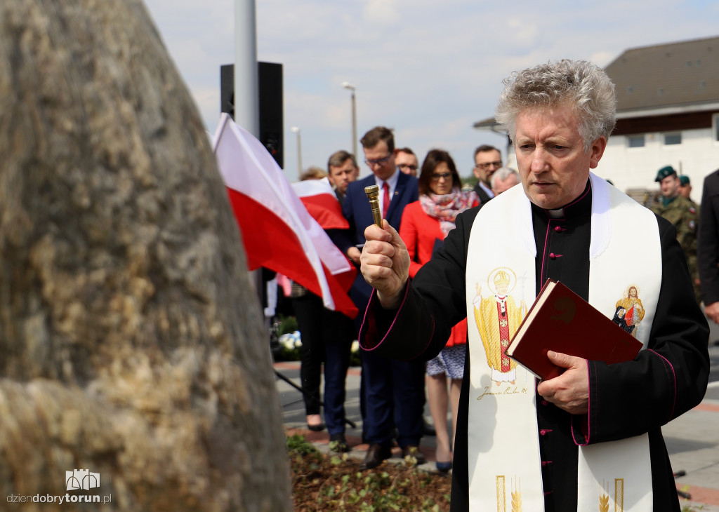 Odsłonięcie obelisku na toruńskich Glinkach