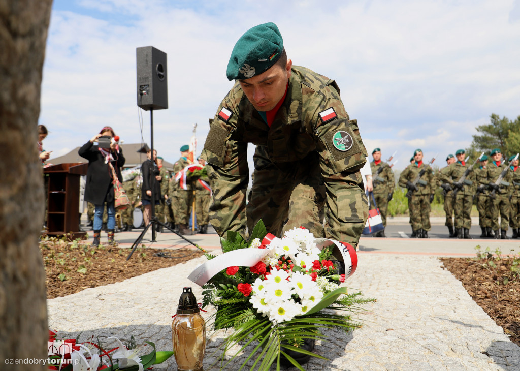 Odsłonięcie obelisku na toruńskich Glinkach