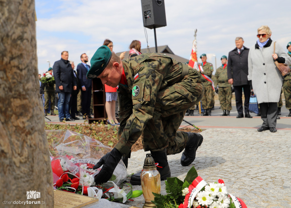Odsłonięcie obelisku na toruńskich Glinkach