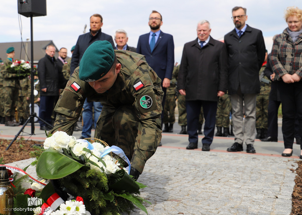 Odsłonięcie obelisku na toruńskich Glinkach