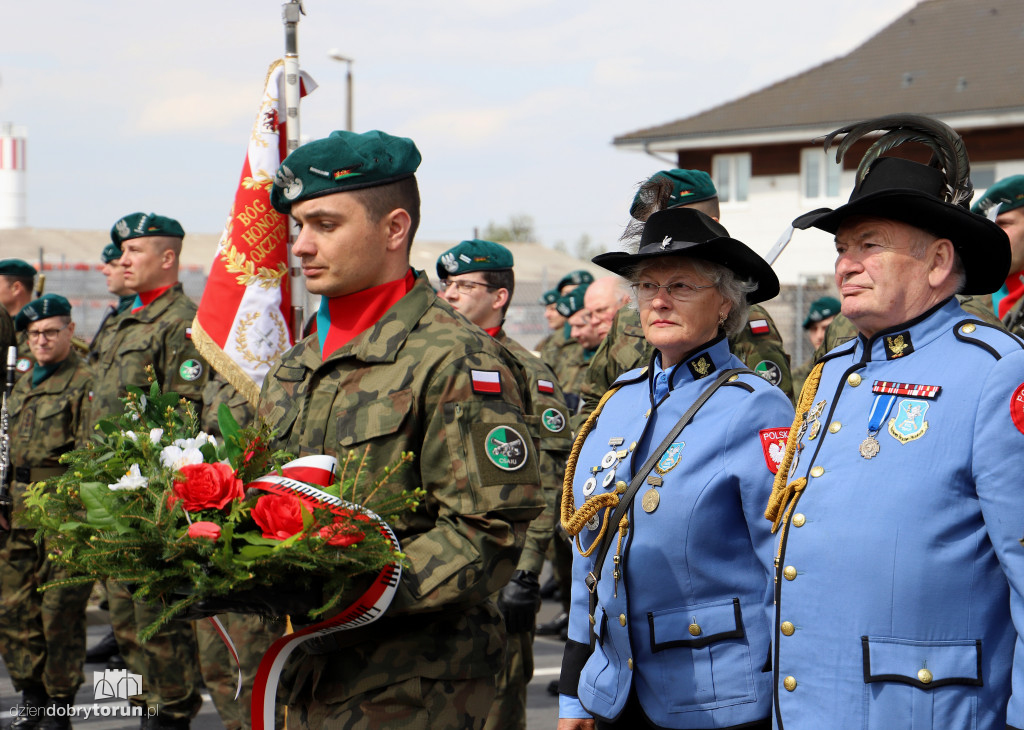 Odsłonięcie obelisku na toruńskich Glinkach