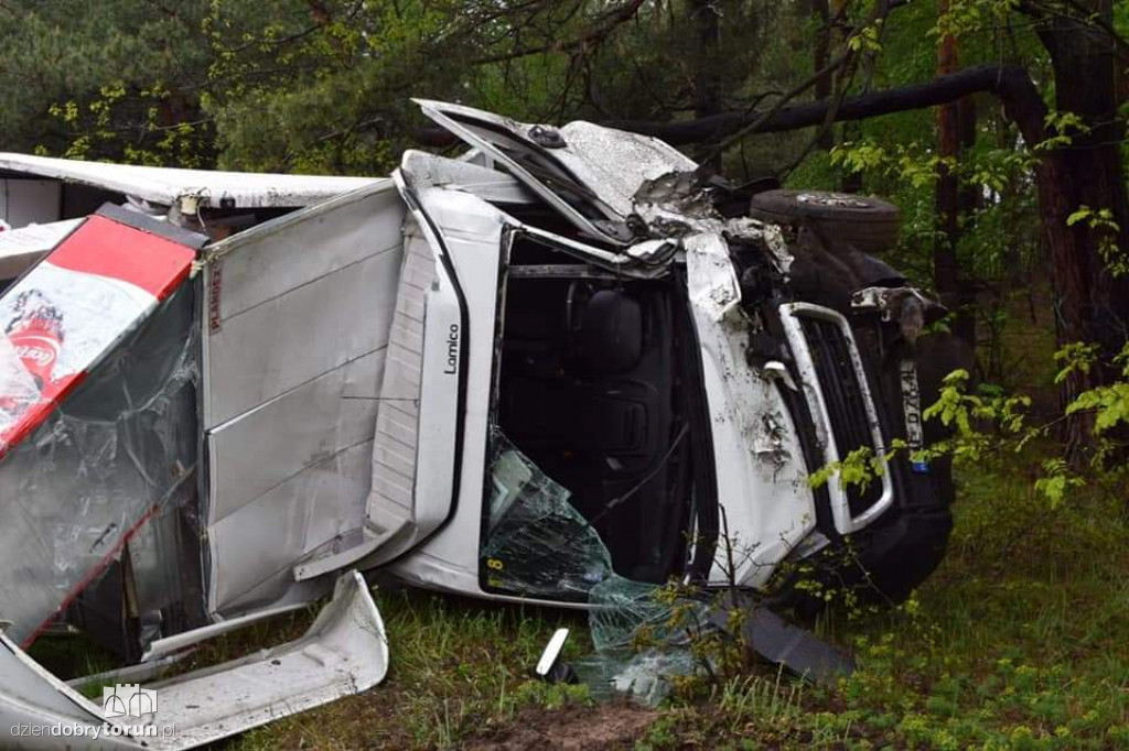Fatalny wypadek na DK10 w Przyłubiu