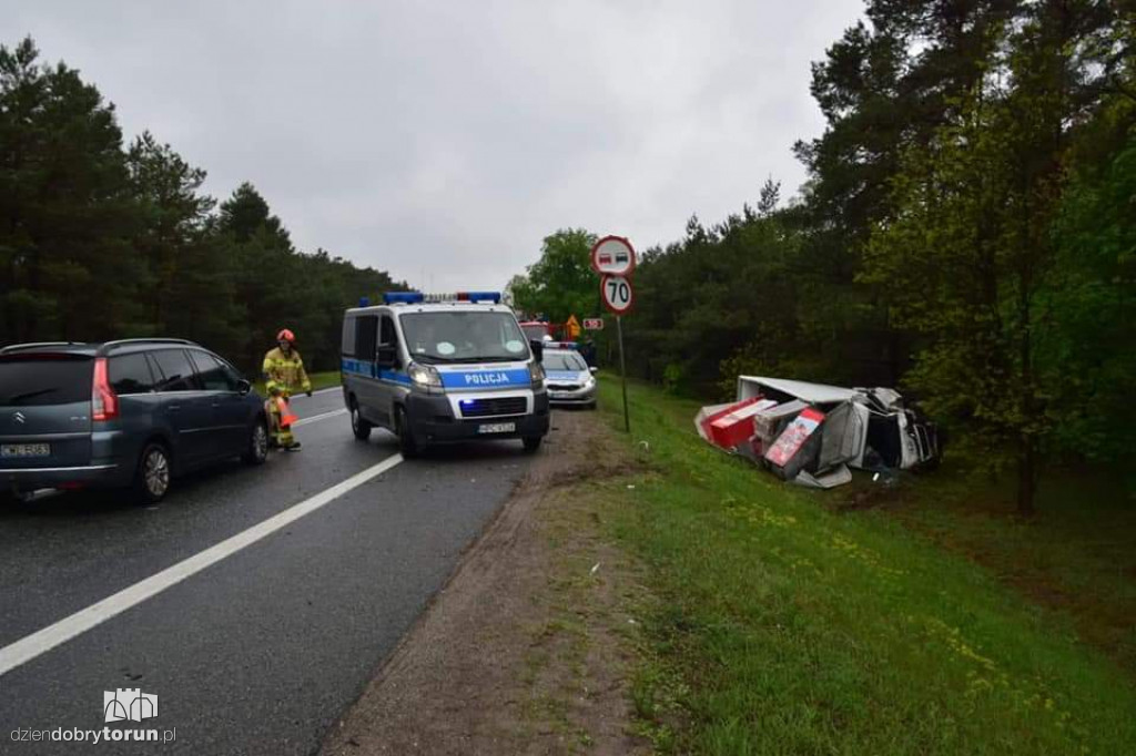 Fatalny wypadek na DK10 w Przyłubiu