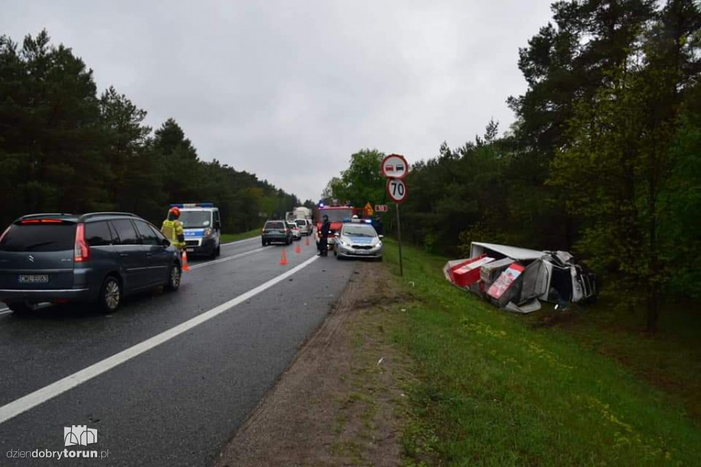 Fatalny wypadek na DK10 w Przyłubiu
