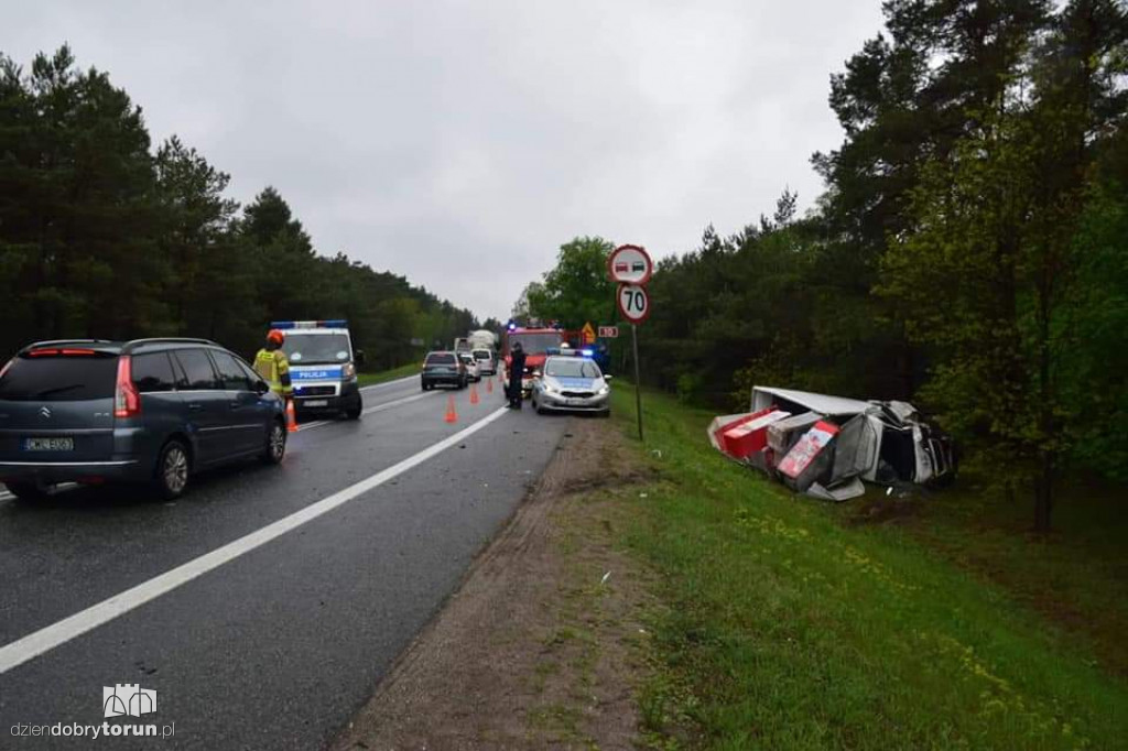 Fatalny wypadek na DK10 w Przyłubiu