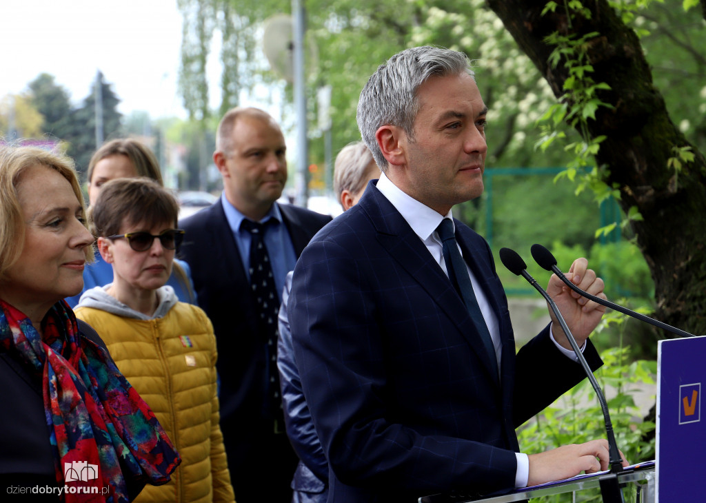 Konferencja Roberta Biedronia w Toruniu
