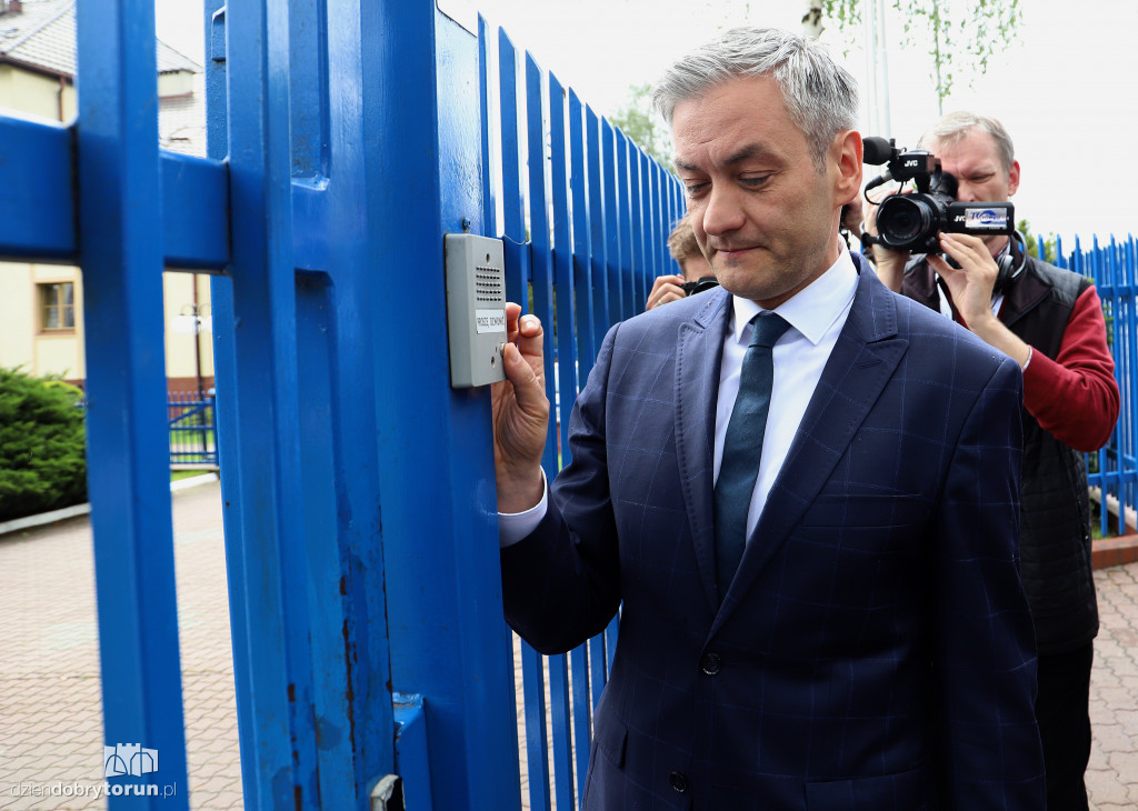 Konferencja Roberta Biedronia w Toruniu