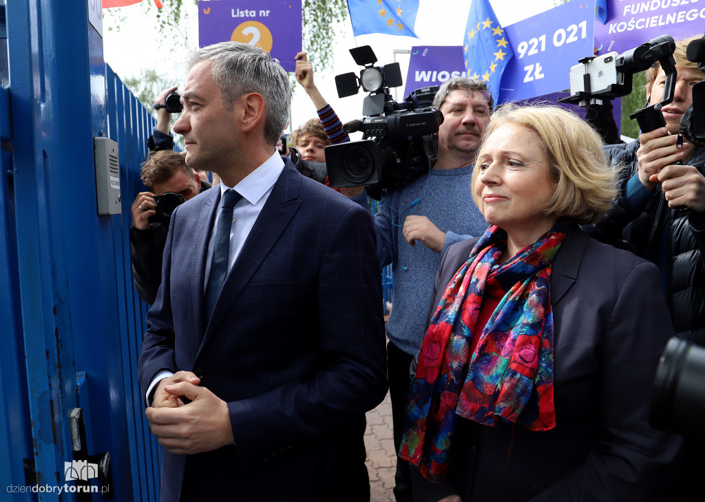 Konferencja Roberta Biedronia w Toruniu