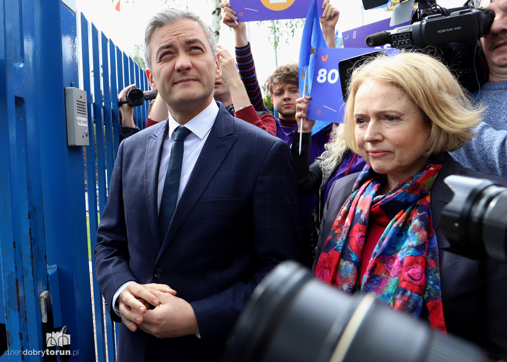 Konferencja Roberta Biedronia w Toruniu