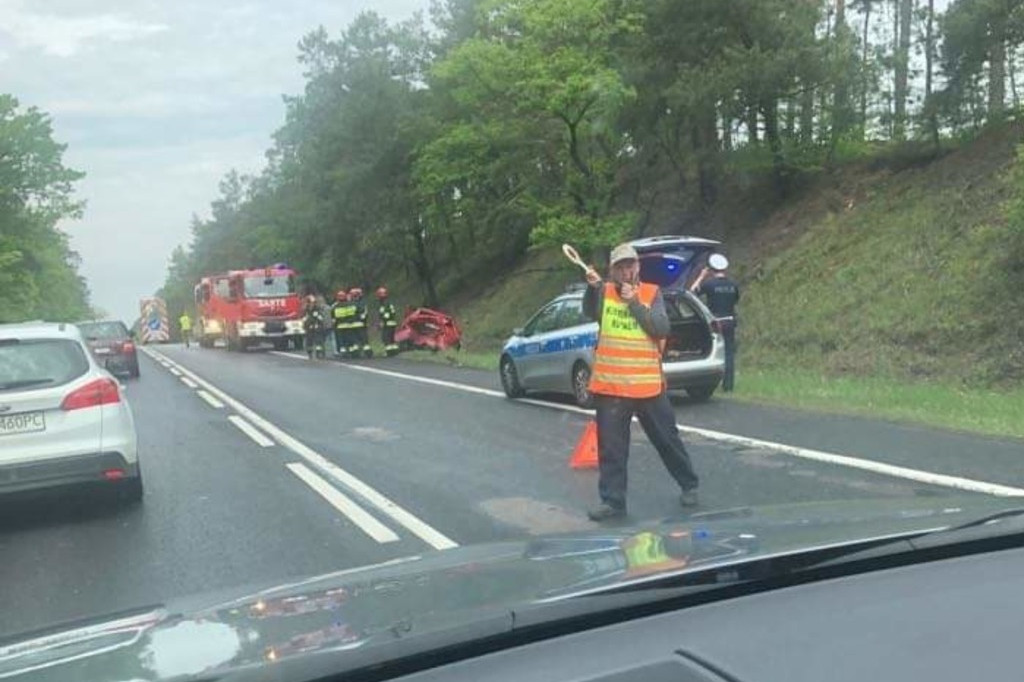 Wypadek na trasie Ciechocinek - Toruń
