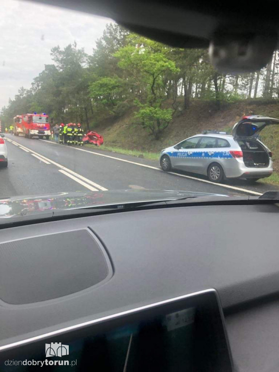 Wypadek na trasie Ciechocinek - Toruń