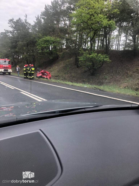Wypadek na trasie Ciechocinek - Toruń