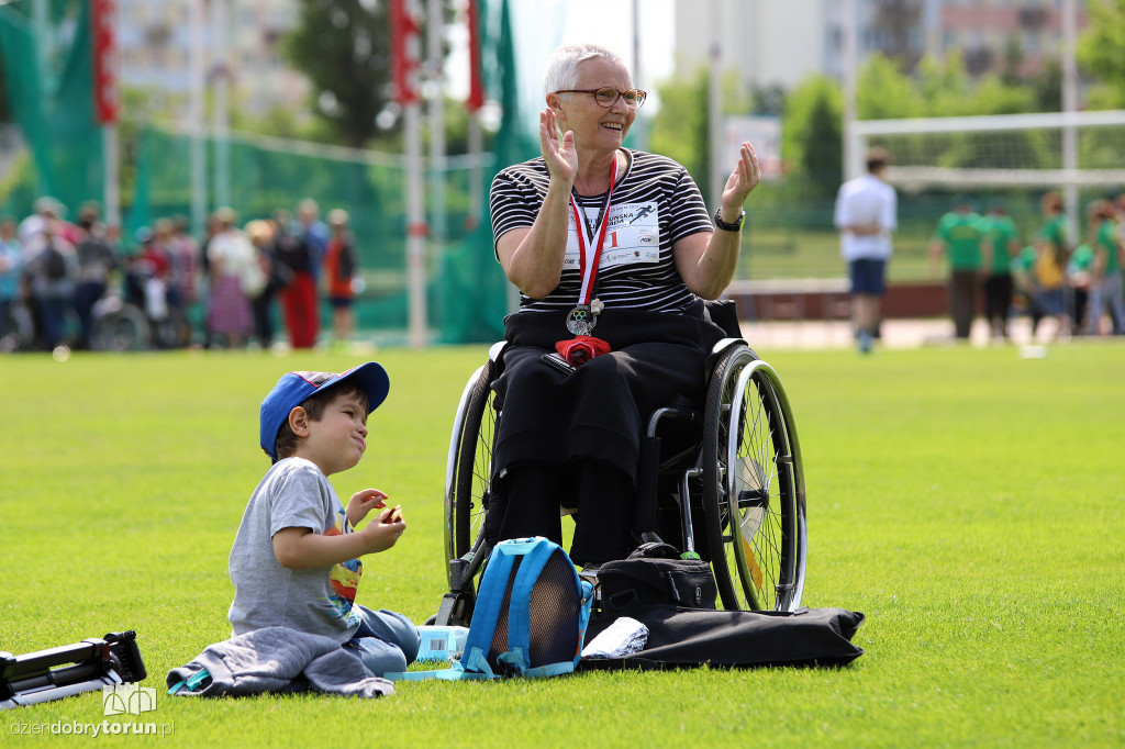 Olimpiada niepełnosprawnych na stadionie