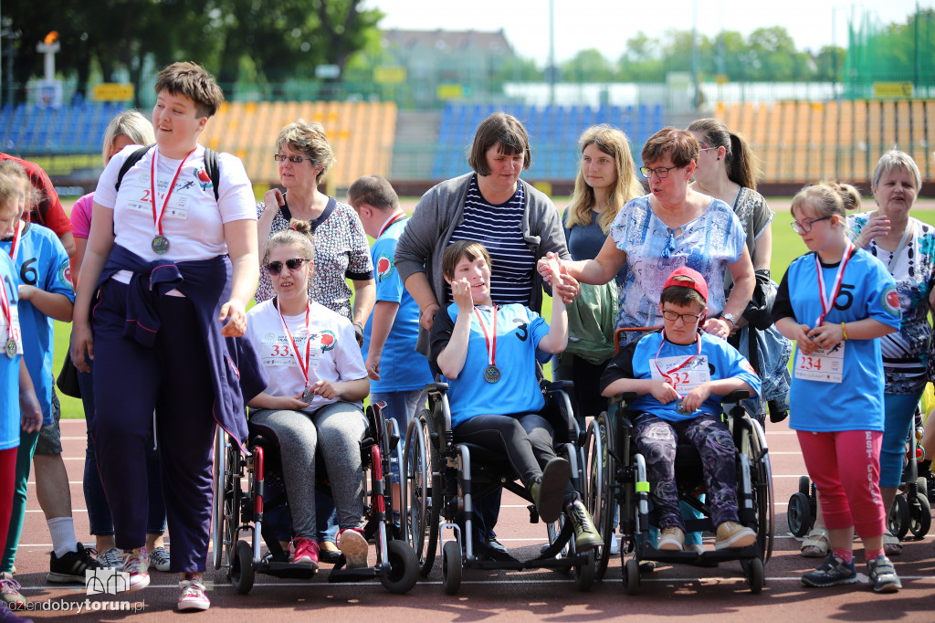 Olimpiada niepełnosprawnych na stadionie
