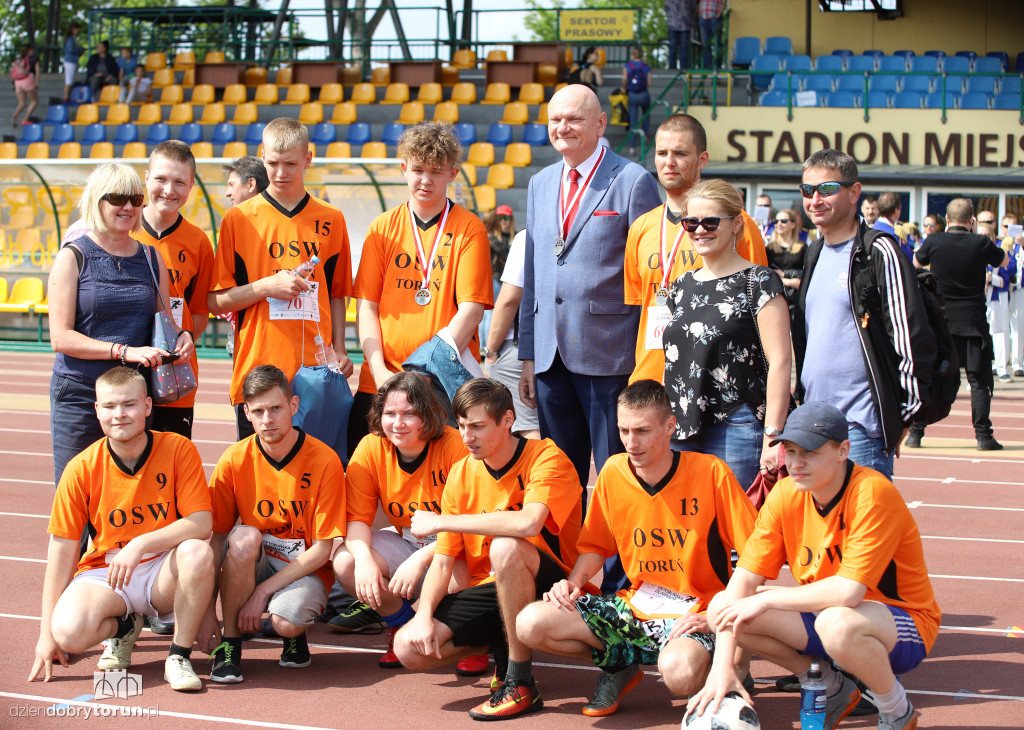Olimpiada niepełnosprawnych na stadionie