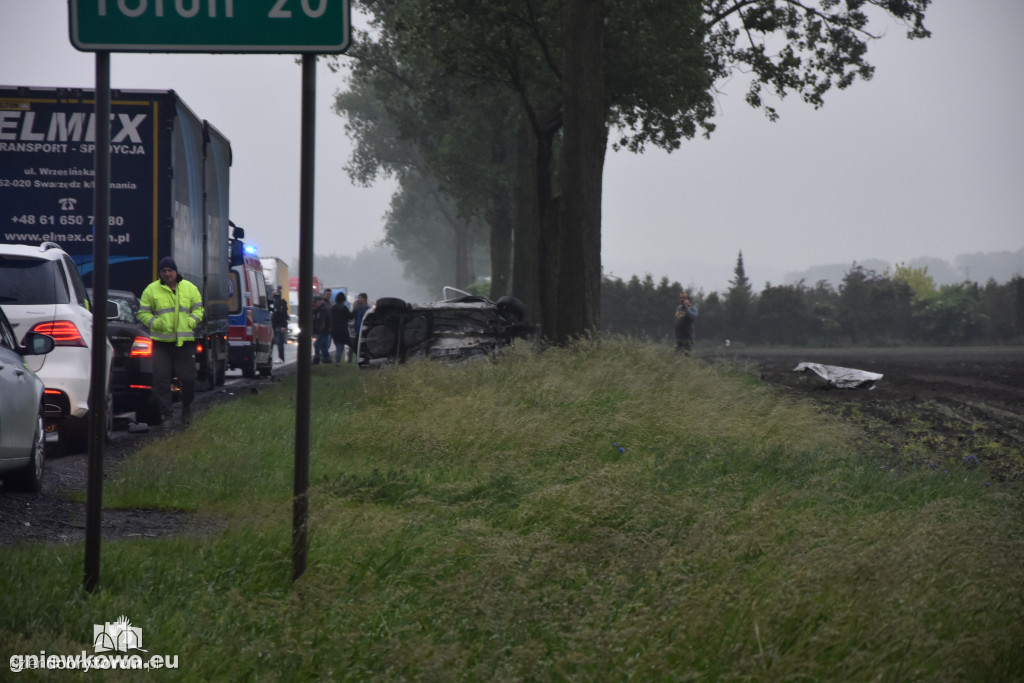 Zderzenie dwóch pojazdów w Gniewkowie