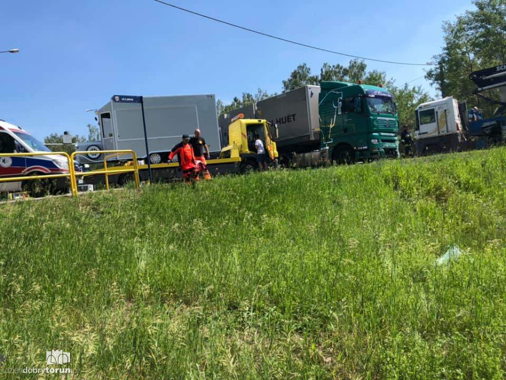 Groźny wypadek na DK10 w Solcu Kujawskim