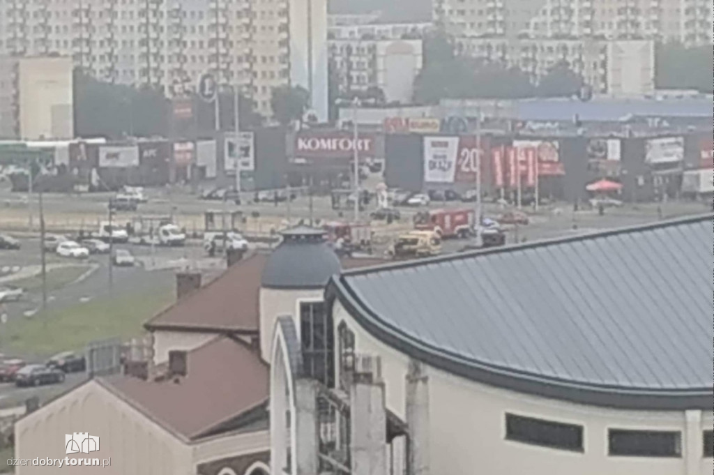 Groźna kolizja na Szosie Lubickiej