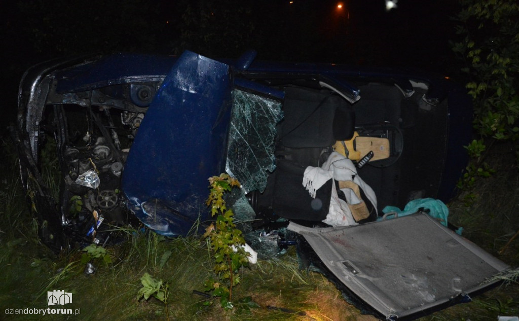 Wypadek w Steklinie pod Toruniem
