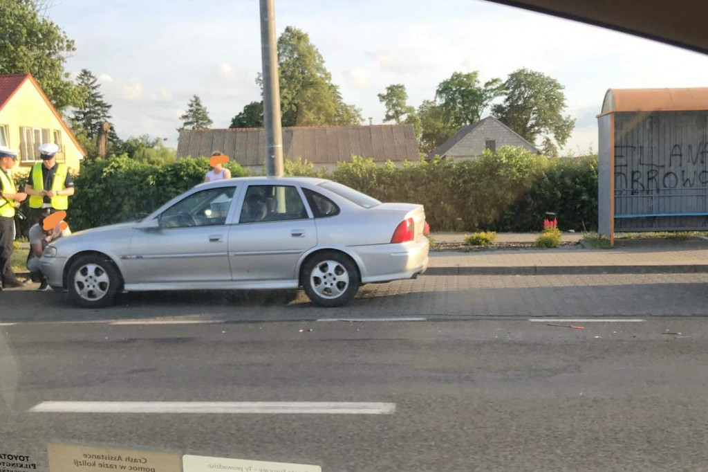 Kolizja dwóch aut w gminie Obrowo