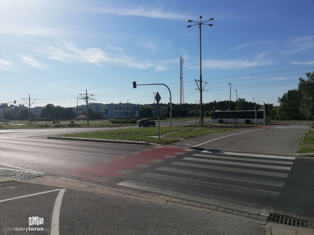 Sygnalizacja na rondzie HDK na Skarpie