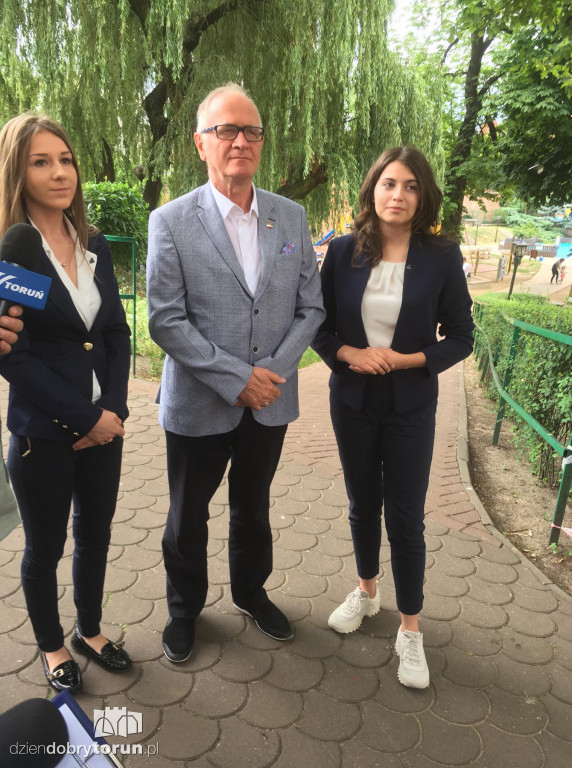 Konferencja prasowa posła Krzysztofa Czabańskiego