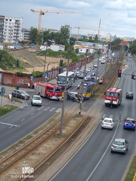 Wypadek z udziałem tramwaju