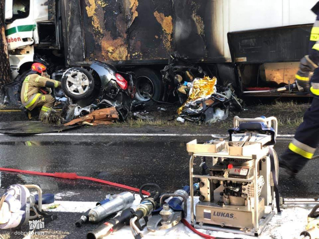 Tragiczny wypadek na trasie Toruń - Bydgoszcz