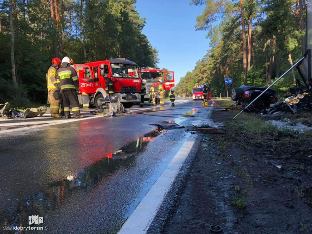 Tragiczny wypadek na trasie Toruń - Bydgoszcz