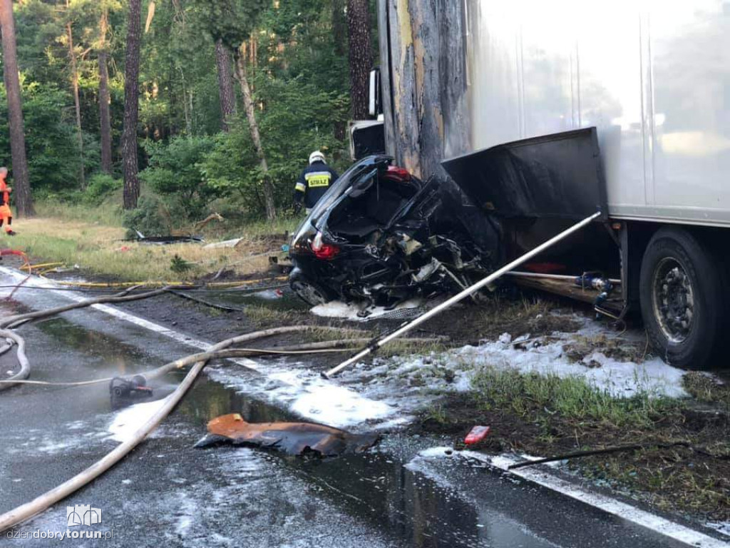 Tragiczny wypadek na trasie Toruń - Bydgoszcz