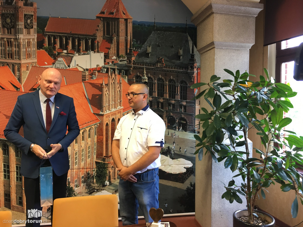 Konferencja z udziałem kierowcy MZK