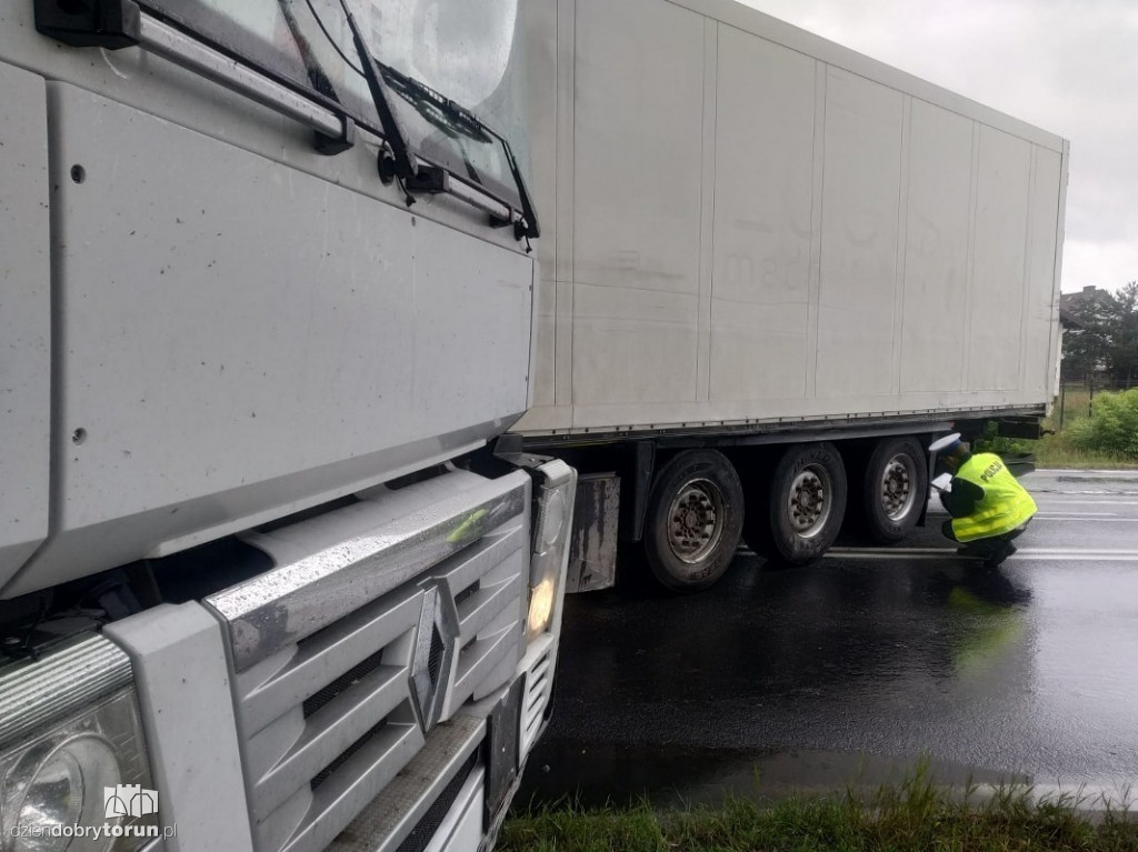 Wypadek w Brzozówce na DK10