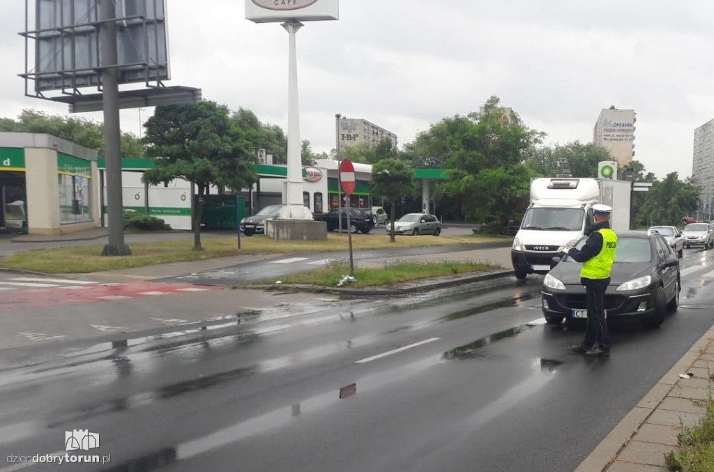 Wypadek na przejściu na Grudziądzkiej