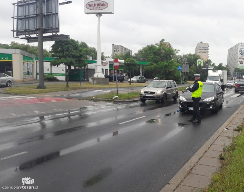 Wypadek na przejściu na Grudziądzkiej