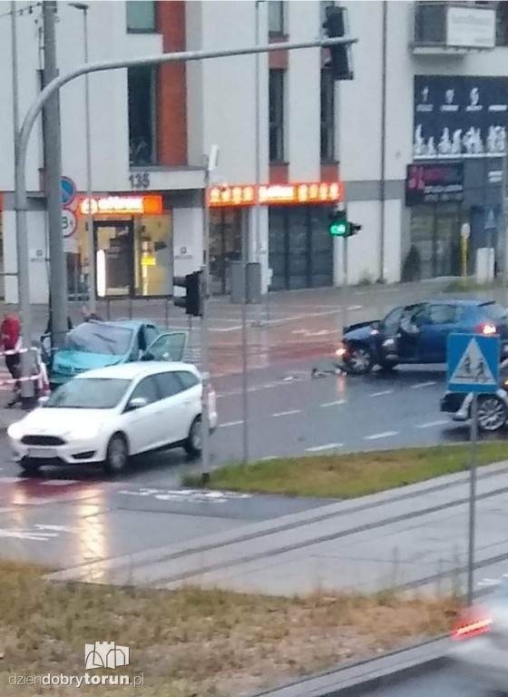 Wypadek - Sz. Chełmińska/Żwirki i Wigury