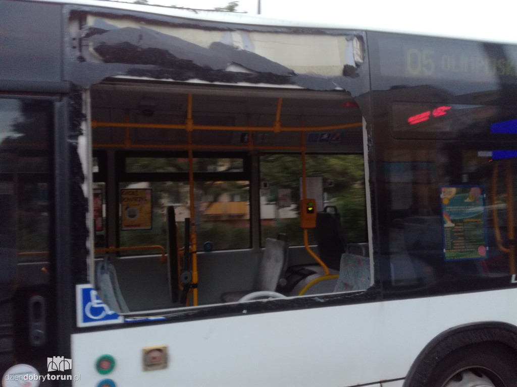 Wypadek autobusu komunikacji miejskiej