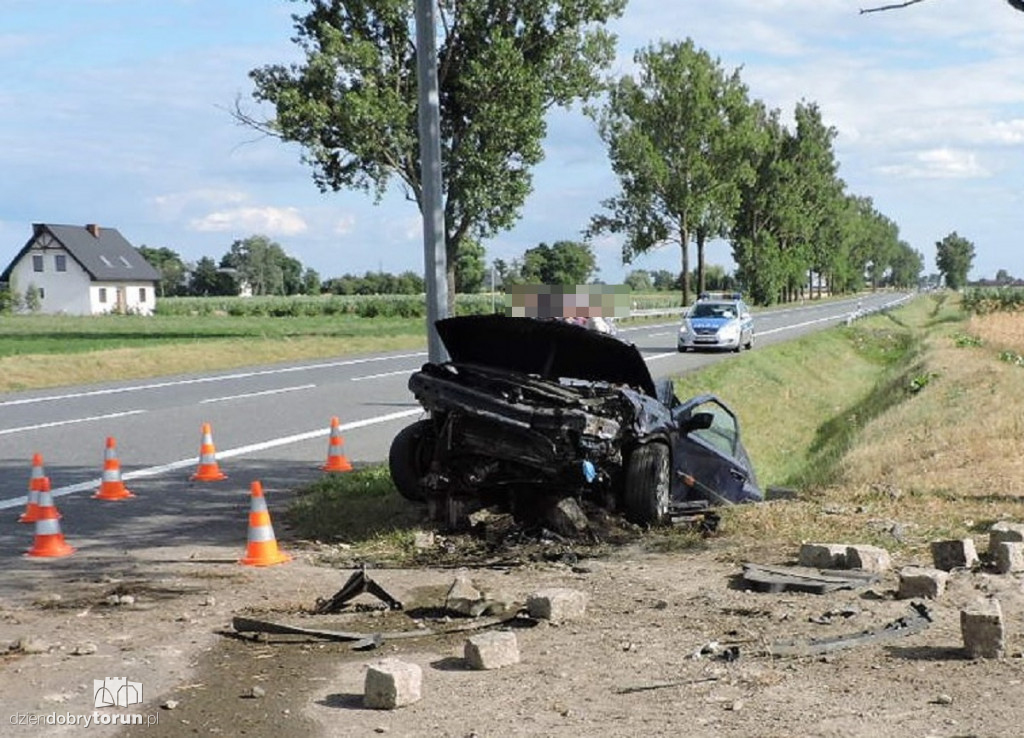 Wypadek niedaleko Torunia. Co się stało?