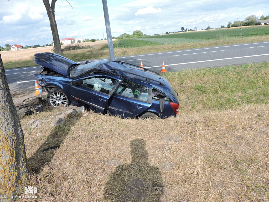 Wypadek niedaleko Torunia. Co się stało?