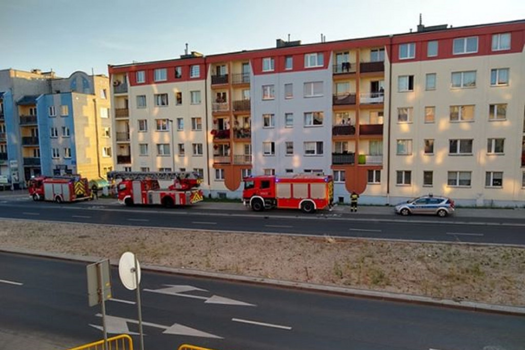Interwencja straży pożarnej w Toruniu!