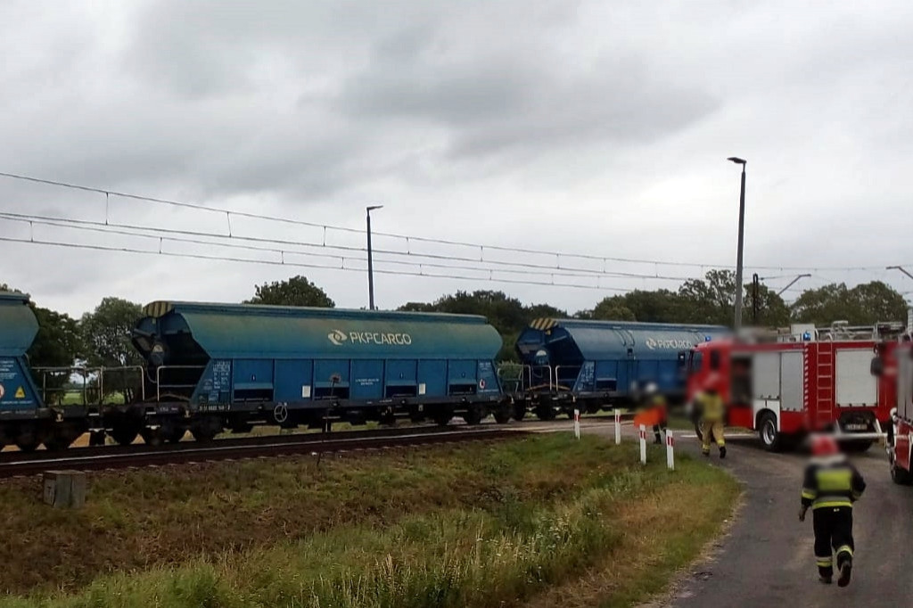 Wypadek na przejeździe kolejowym