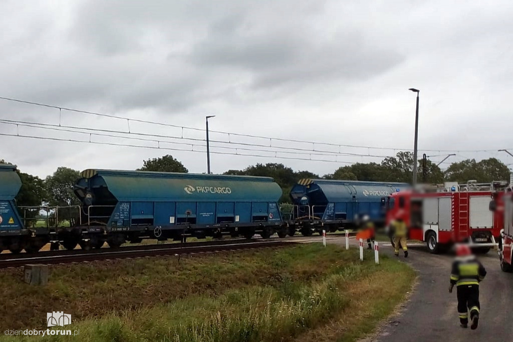 Wypadek na przejeździe kolejowym