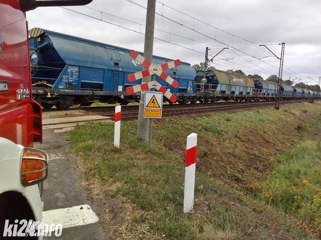 Wypadek na przejeździe kolejowym