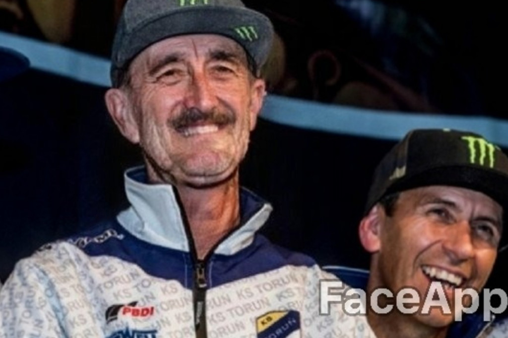 Żużlowcy w aplikacji FaceApp