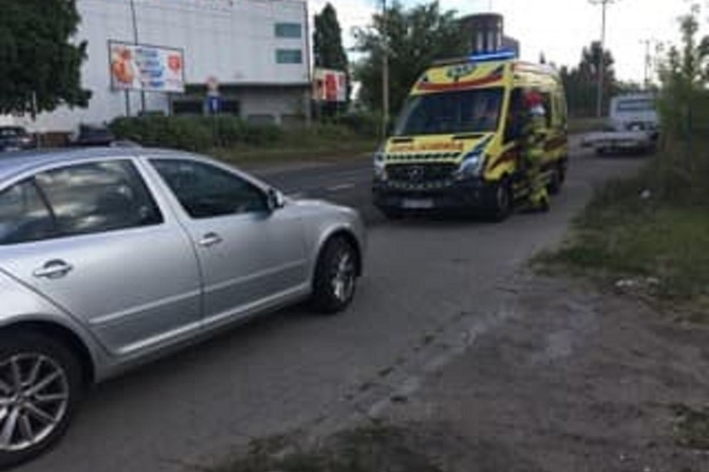 Kolizja trzech samochodów na Wschodniej