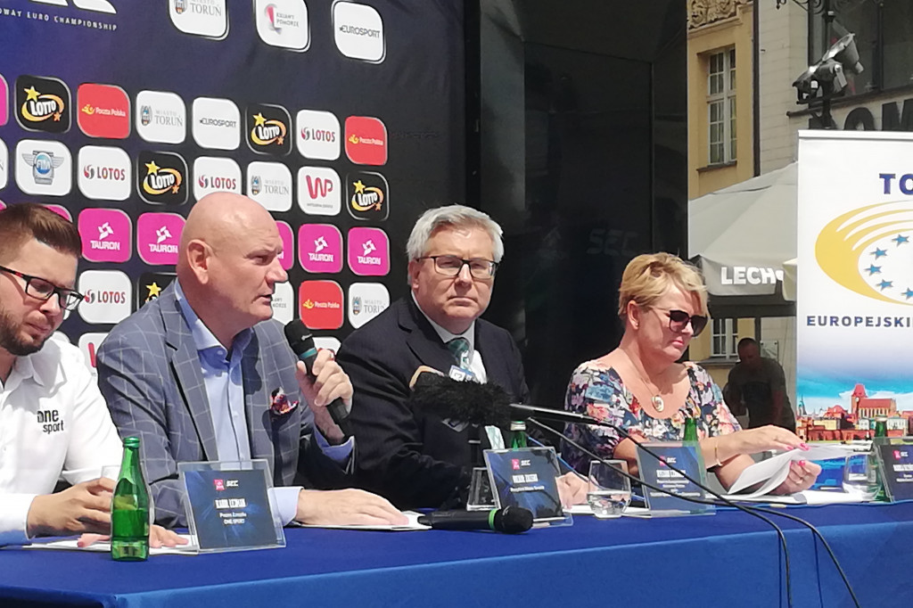 Konferencja przed zawodami SEC na Motoarenie