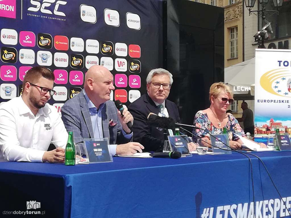 Konferencja przed zawodami SEC na Motoarenie