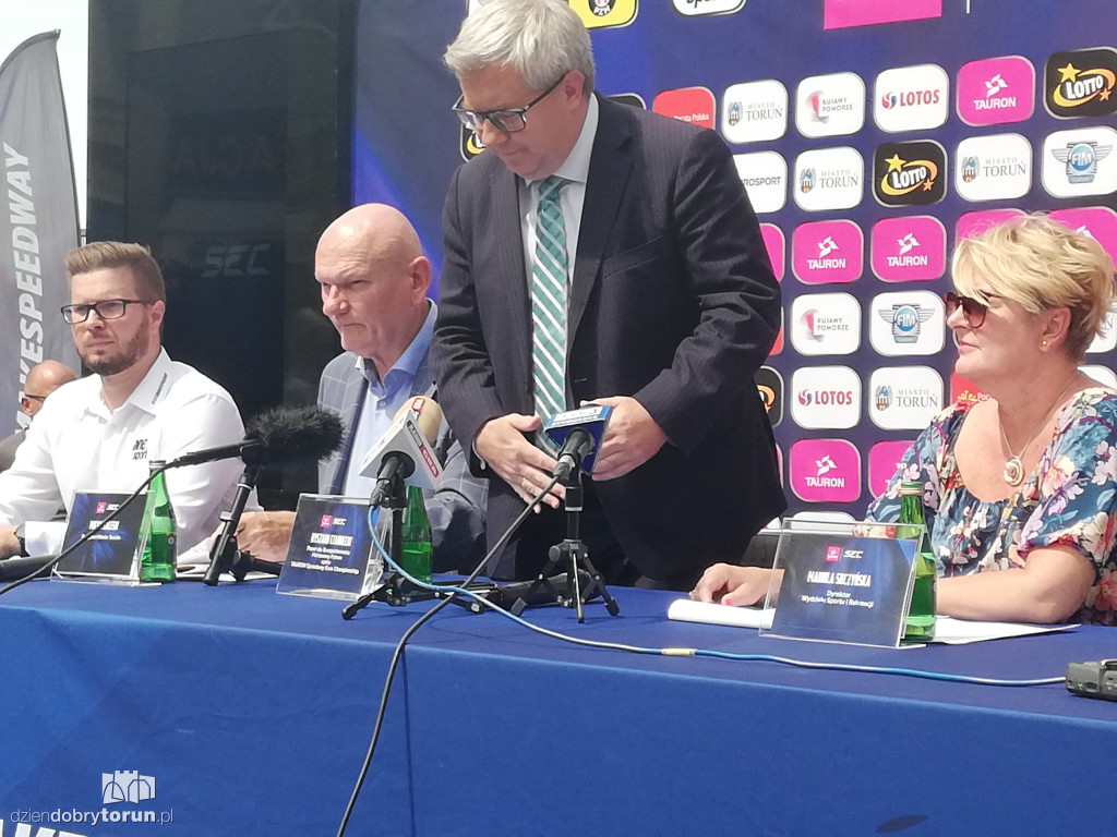 Konferencja przed zawodami SEC na Motoarenie